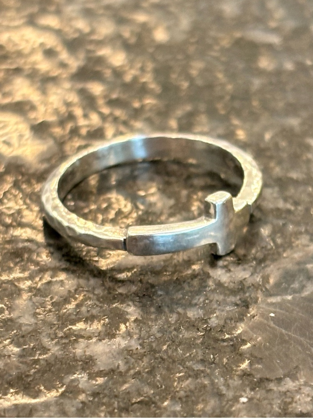 Silpada 925 Sterling Silver R2292 Simplex Cross Band Ring